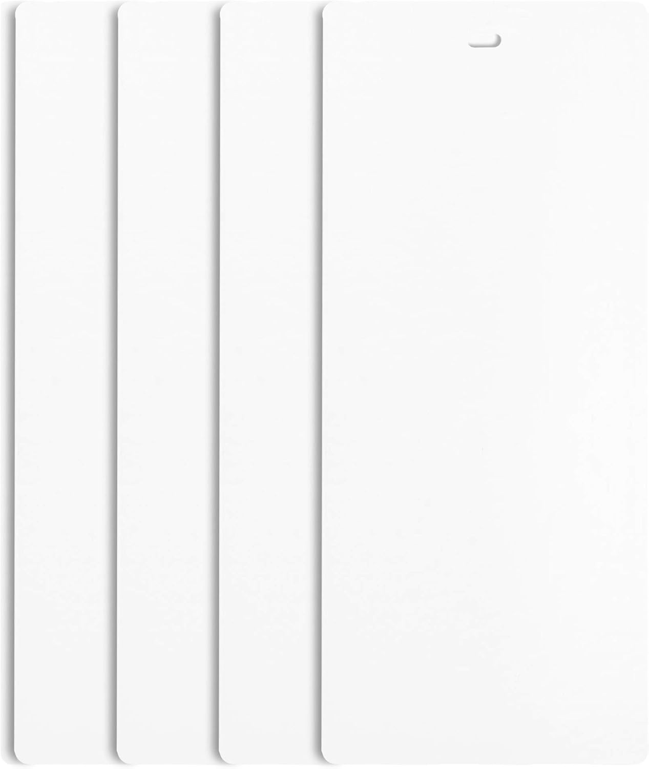 82.5″ White Vertical Blinds Replacement Slats Sliding Door Window 4 Pack