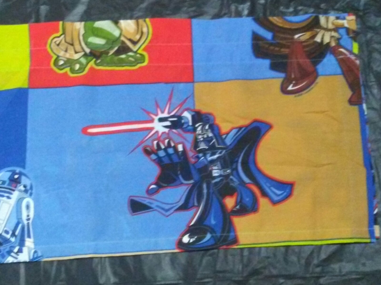 Star Wars Characters Window Valance 83.5″x 16.5″ MultiColored by Dan Rivers USA