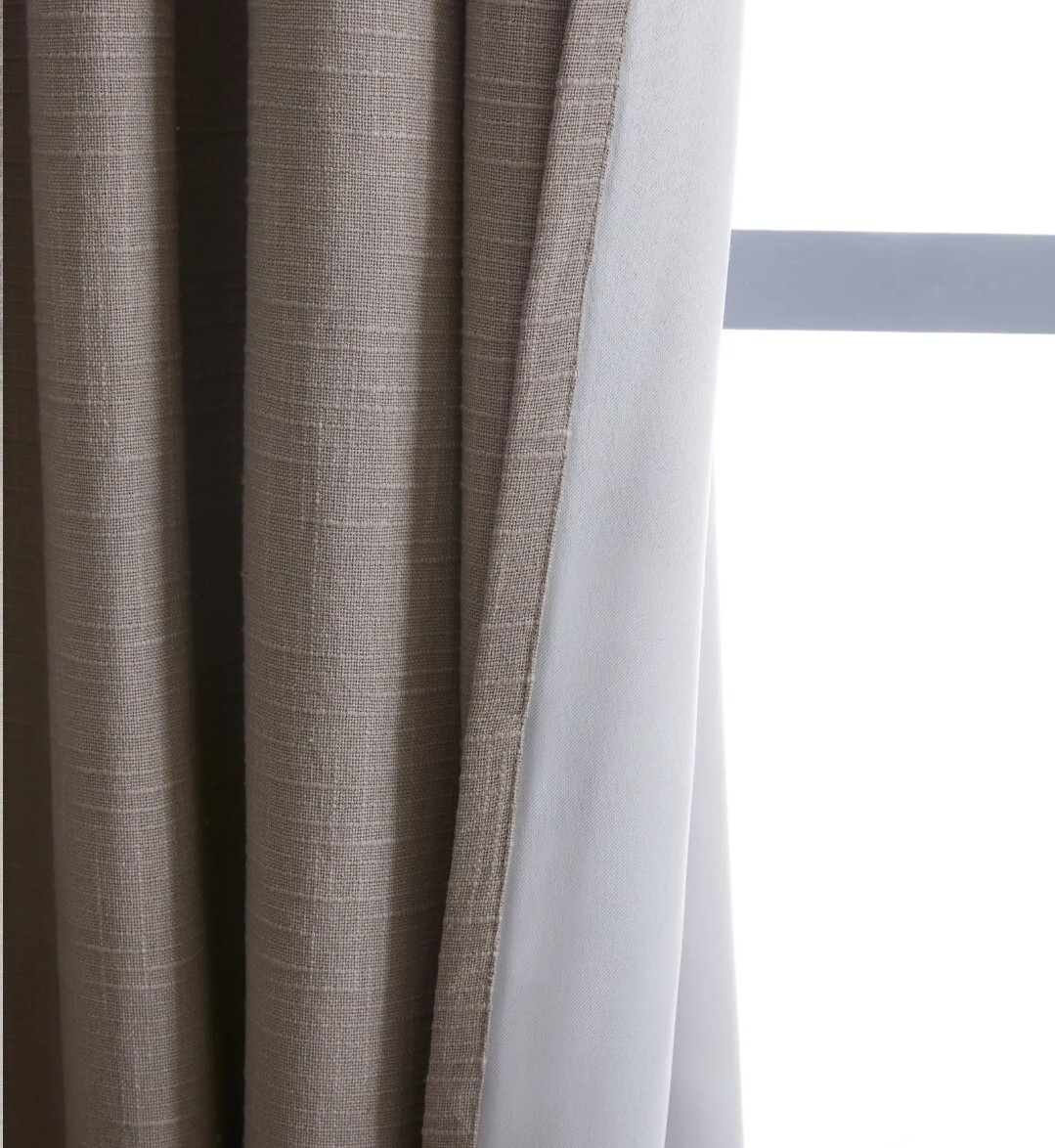 NWOT! Quince Cotton Slub Gray Blackout Curtains Set Of 2 Panels! 48″x 84″(R20)