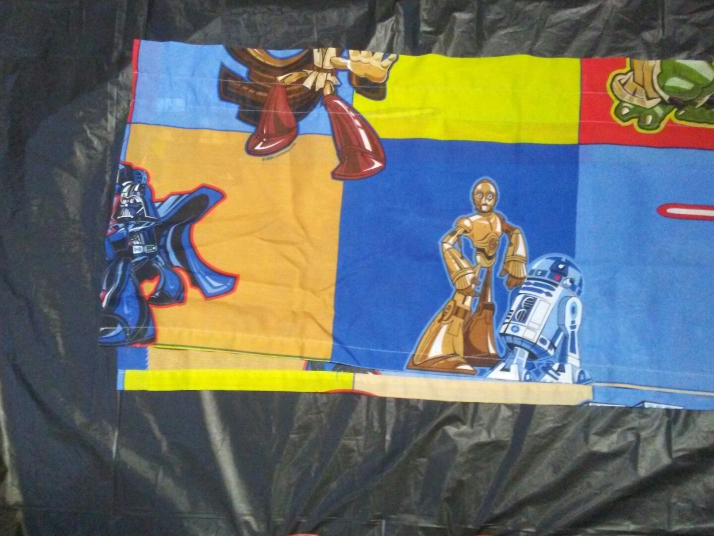 Star Wars Characters Window Valance 83.5″x 16.5″ MultiColored by Dan Rivers USA