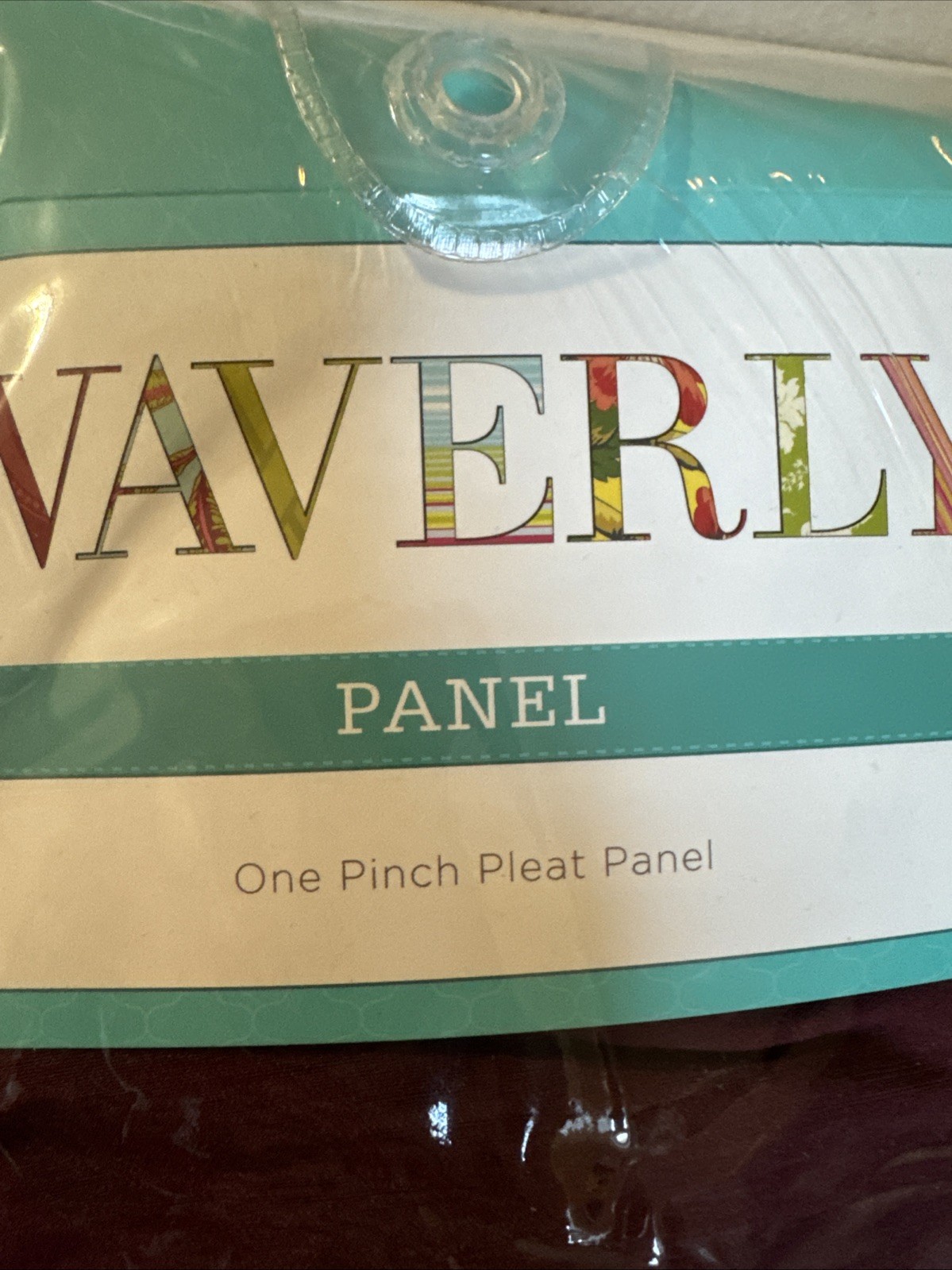 Waverly Panel One Pinch Pleat Panel 25in x 84in Serendipity Cabernet Color 25×84