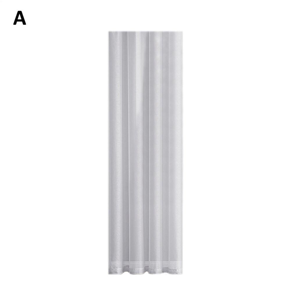 Luxurious Solid White Sheer Curtains for Living Room Bedroom Decoration Window