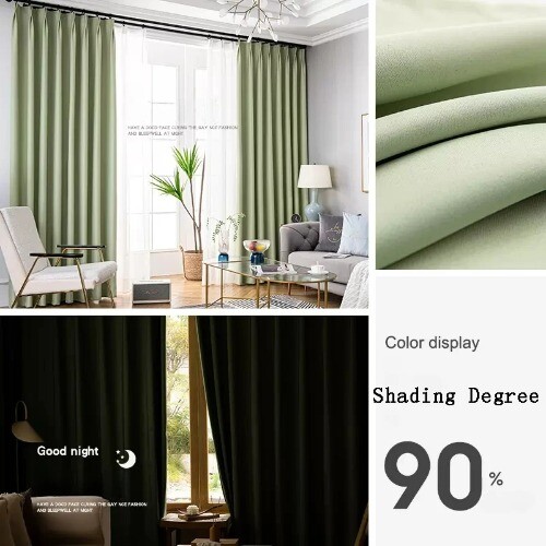 Light Luxury Blackout Curtains Large Area Room Curtain Drape High Shading 90%