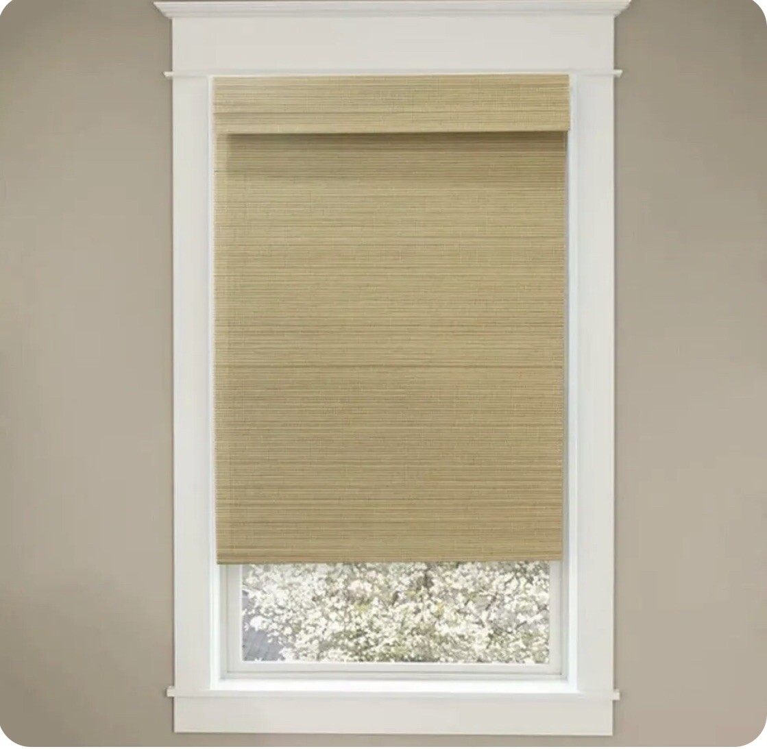 Home Decorators Collection HDC 41in x 72in Natural Roman Shade Bamboo Shades