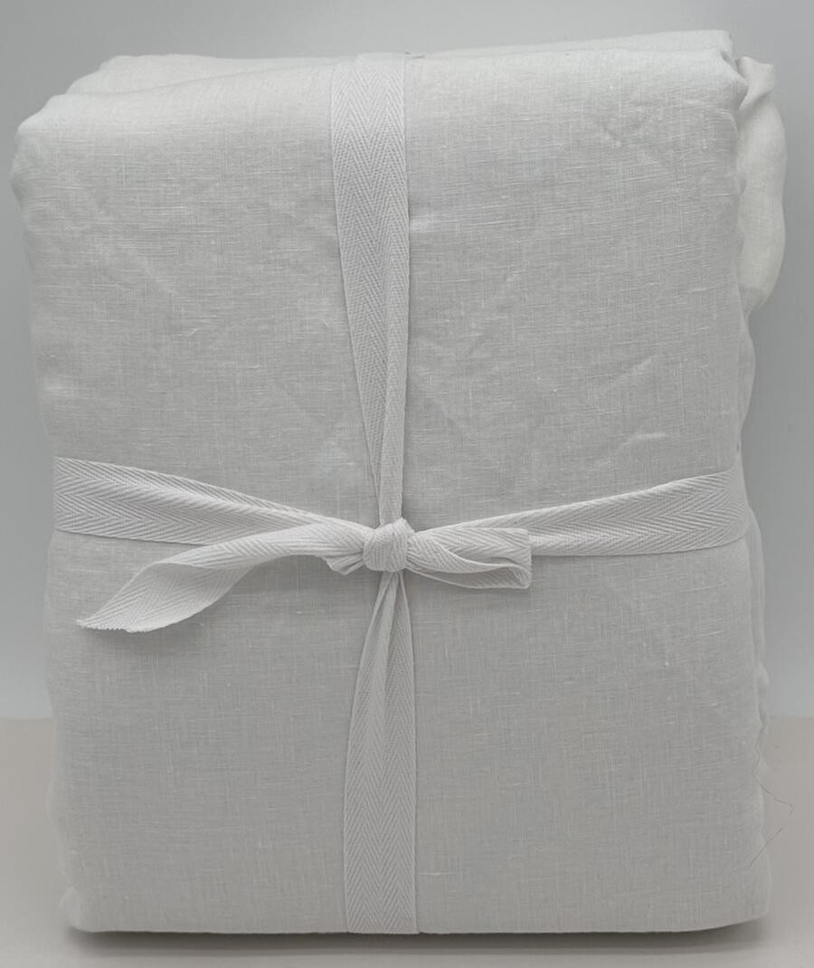 Pottery Barn Belgian Flax Linen BLACKOUT Drape Curtain 100 x 84 White