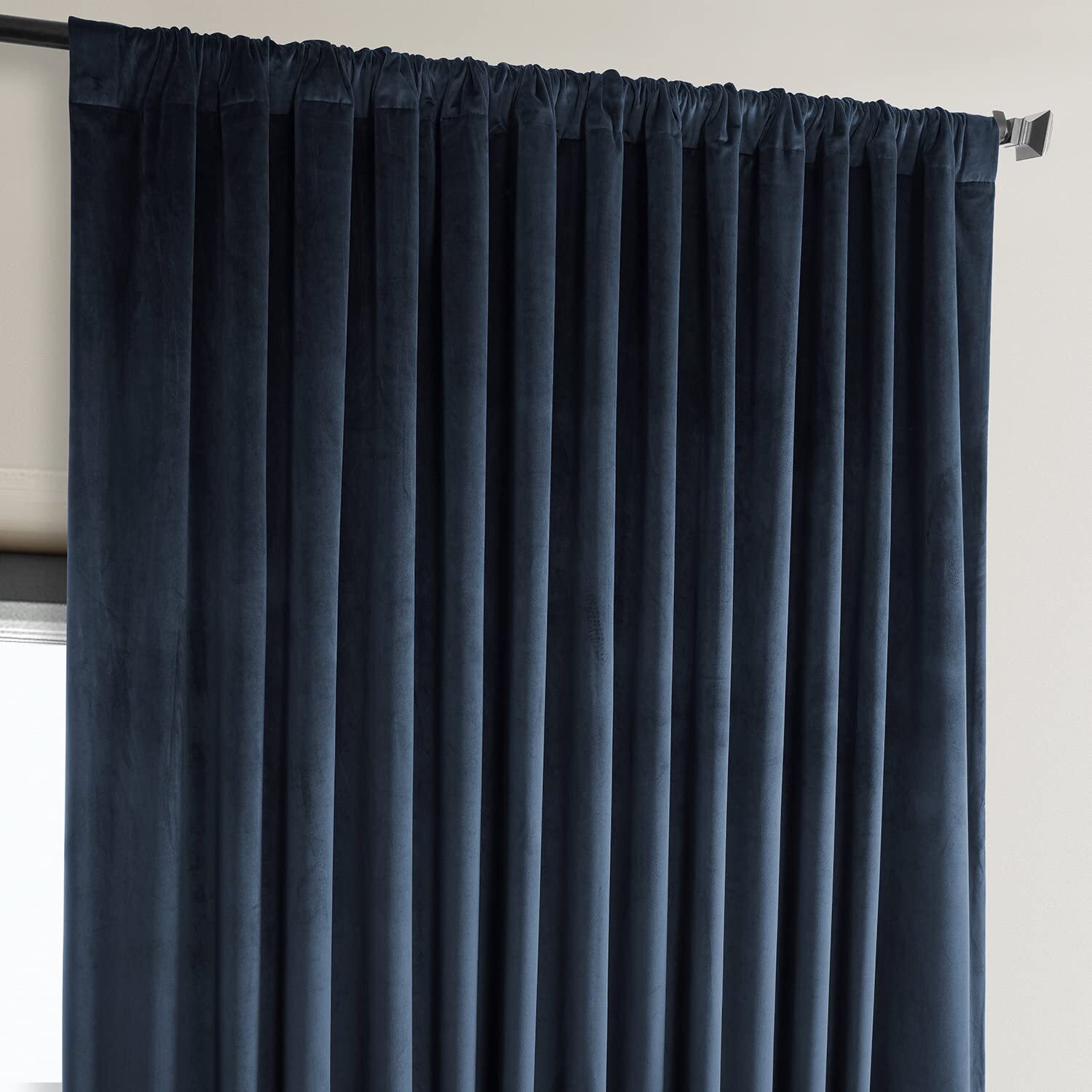 HPD Half Price Drapes Heritage Plush Velvet Curtains 120 Inches Long Room
