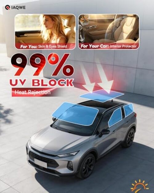 35% VLT Ceramic Car Window Tint Film 20 in x 10 ft Roll, 20 in X 10 Ft 35% Vlt