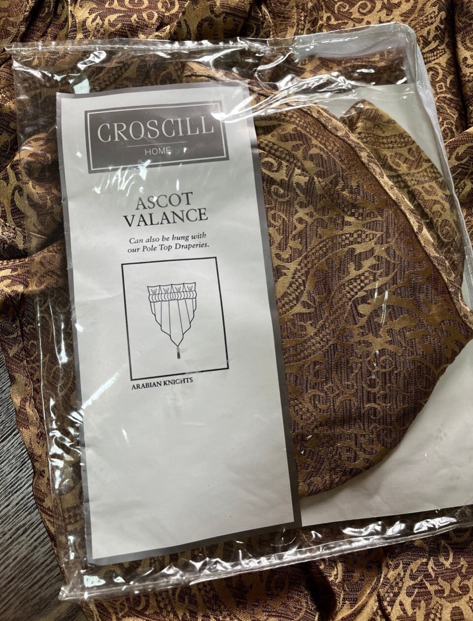 Croscill Arabian Knights Ascot Valances New B15