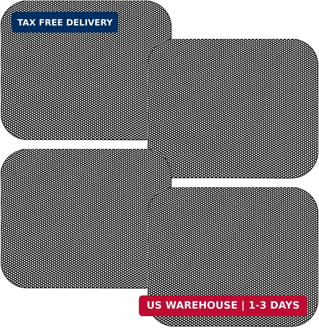 4PCS Car Side Window Sunshade – Reusable Washable Static Cling Film Car Window S