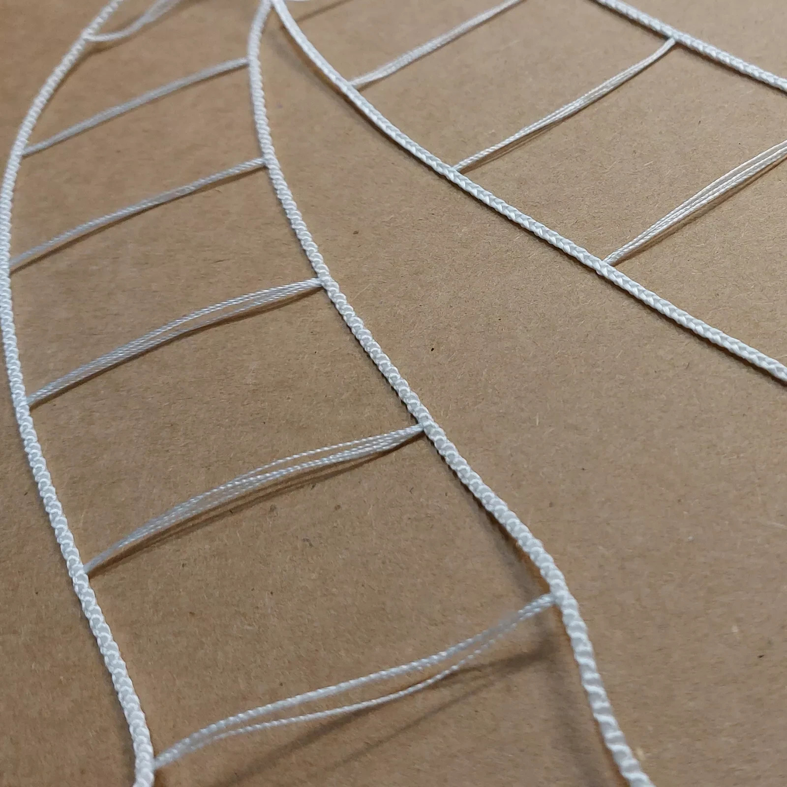(1000ft) White Ladder String Tape for 2 in Faux Wood & Venetian Blinds (Bulk)