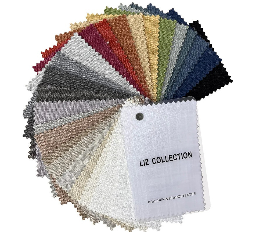 DoTheDrape Drapery Color Wheel Linen Swatch Samples Book Booklet Liz New Drapes