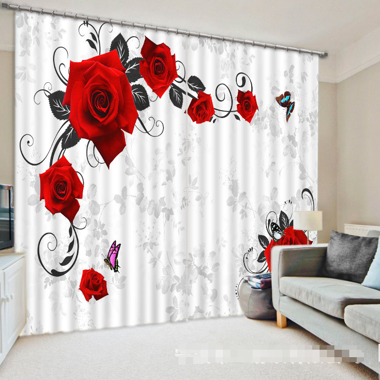 3D Red Squid 77 Blockout Photo Curtain Printing Curtains Drapes Fabric Window AU