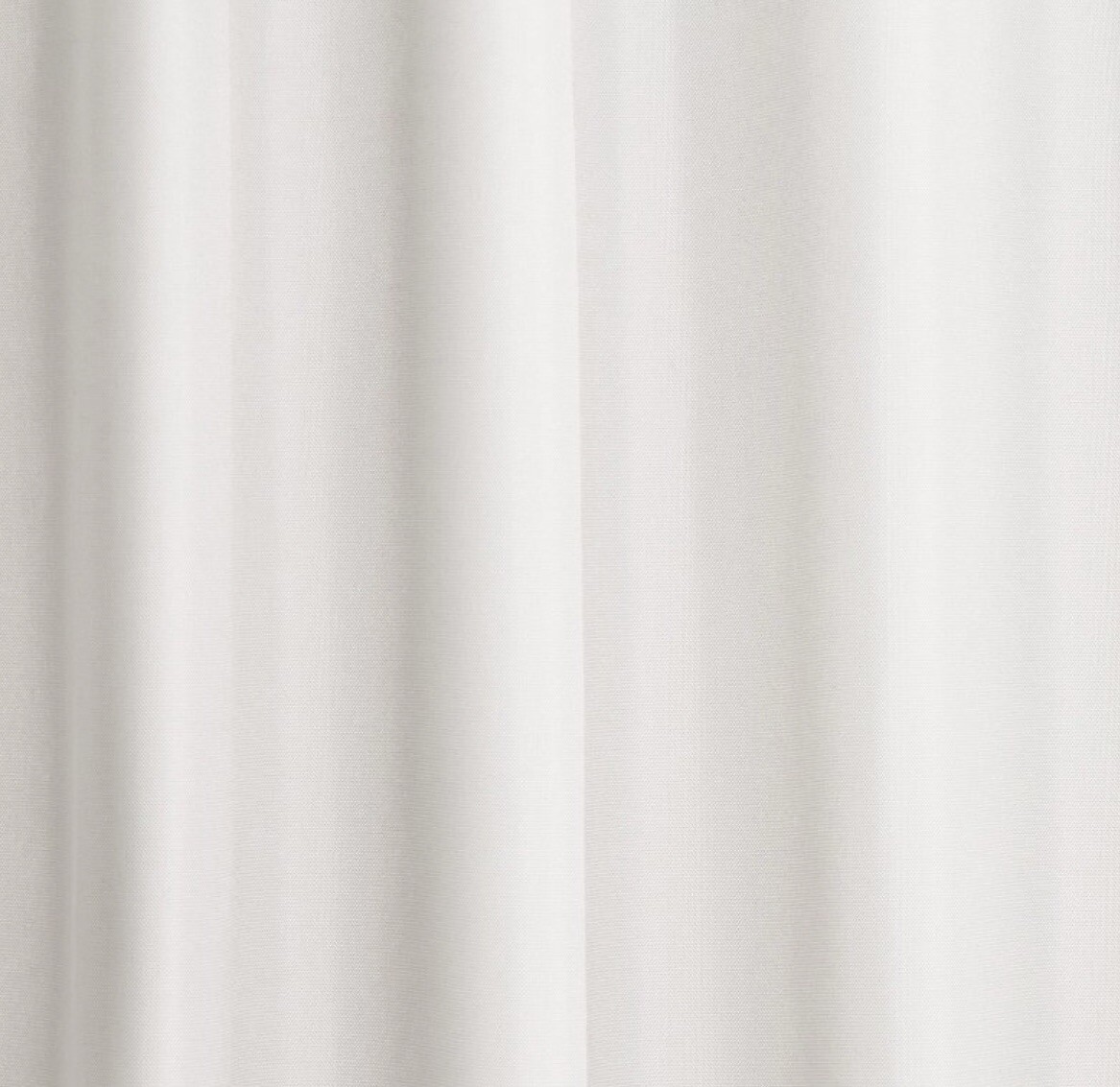 Room Essentials Heathered White Room Darkening Curtain Panel (1)Rod Pocket 42×63