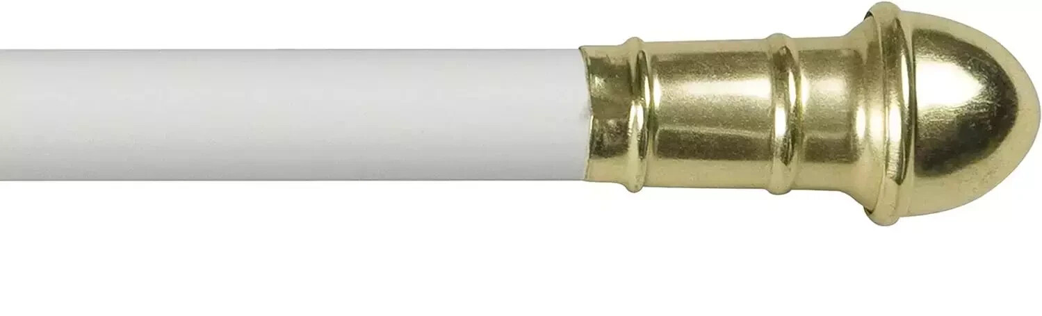 Kirsch Cafe Rod 18-28 with Brackets 7/16″ Rod 3/4″ Clearance 5702 54