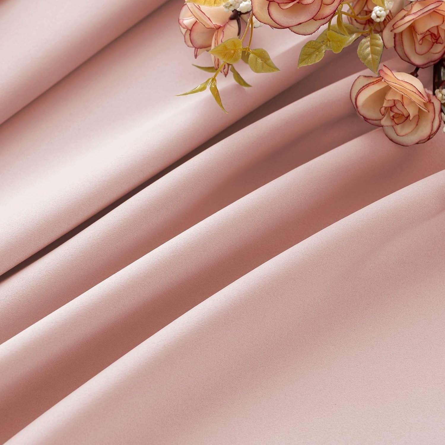 Blackout Curtains 84 Inch Length 2 Panels Set for Living Room Bedroom, Back T…