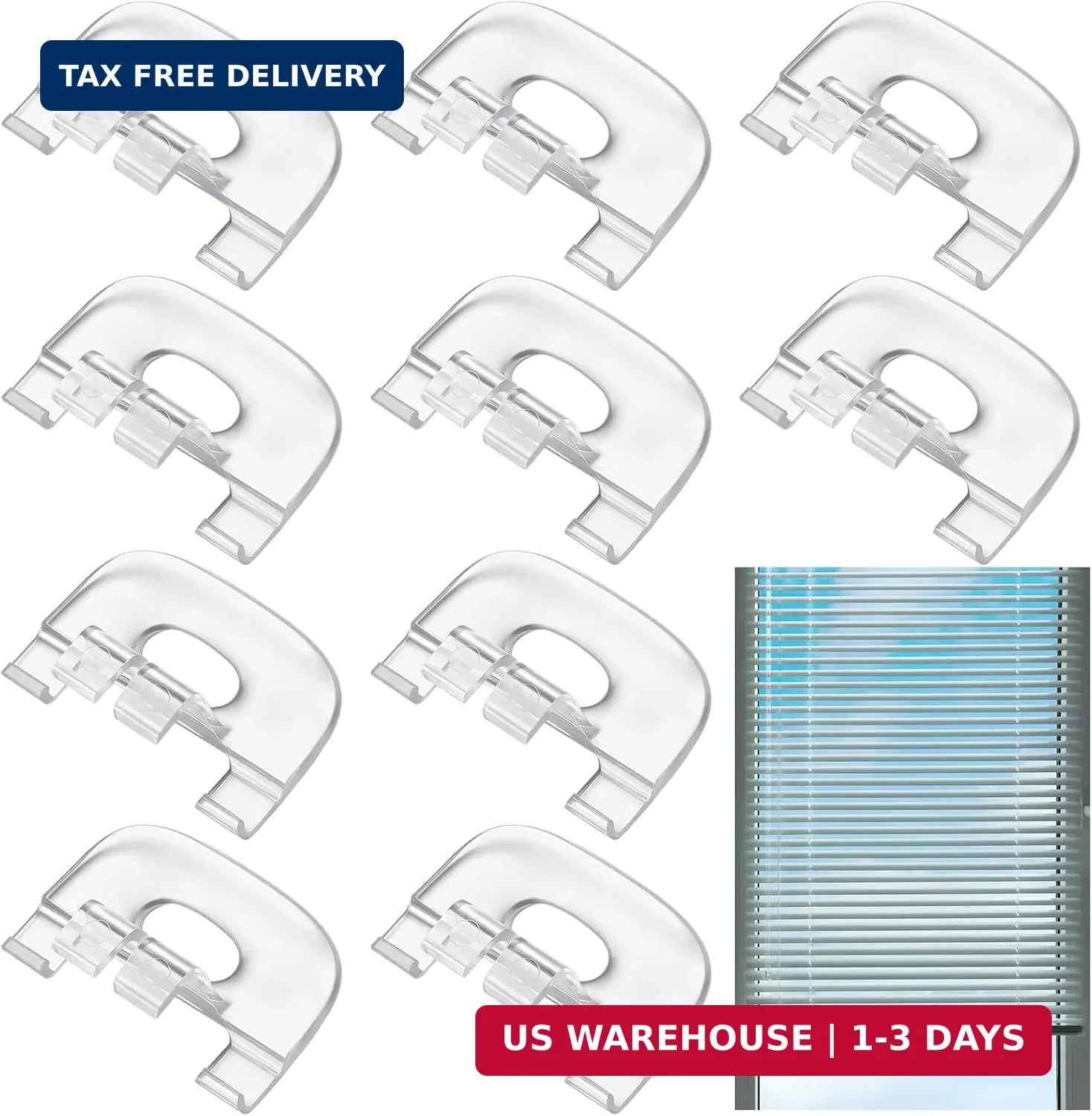 10 Pcs Shade Pulls Cordless Honeycomb Shade Lift Handles for Cordless Blind Cell