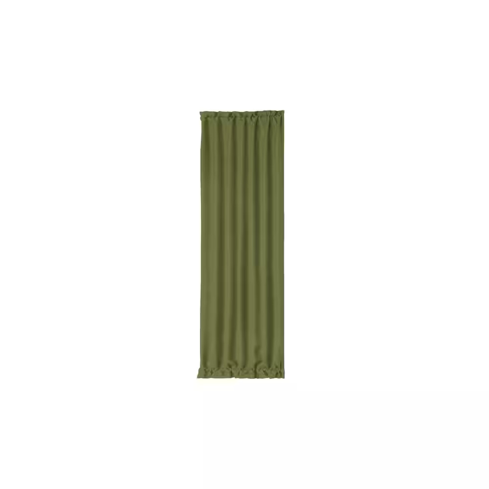 Darcy 25 In. W X 40 In. L Solid Polyester Rod Pocket Light Filtering Door Panel