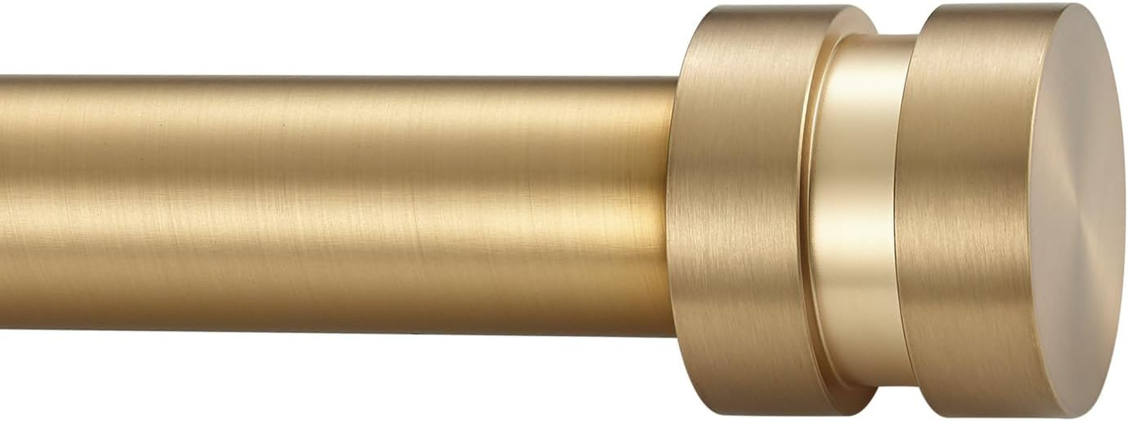 16-150 Inch Long Adjustable Warm Gold Curtain Rods,1 Inch Diameter Splicing Heav