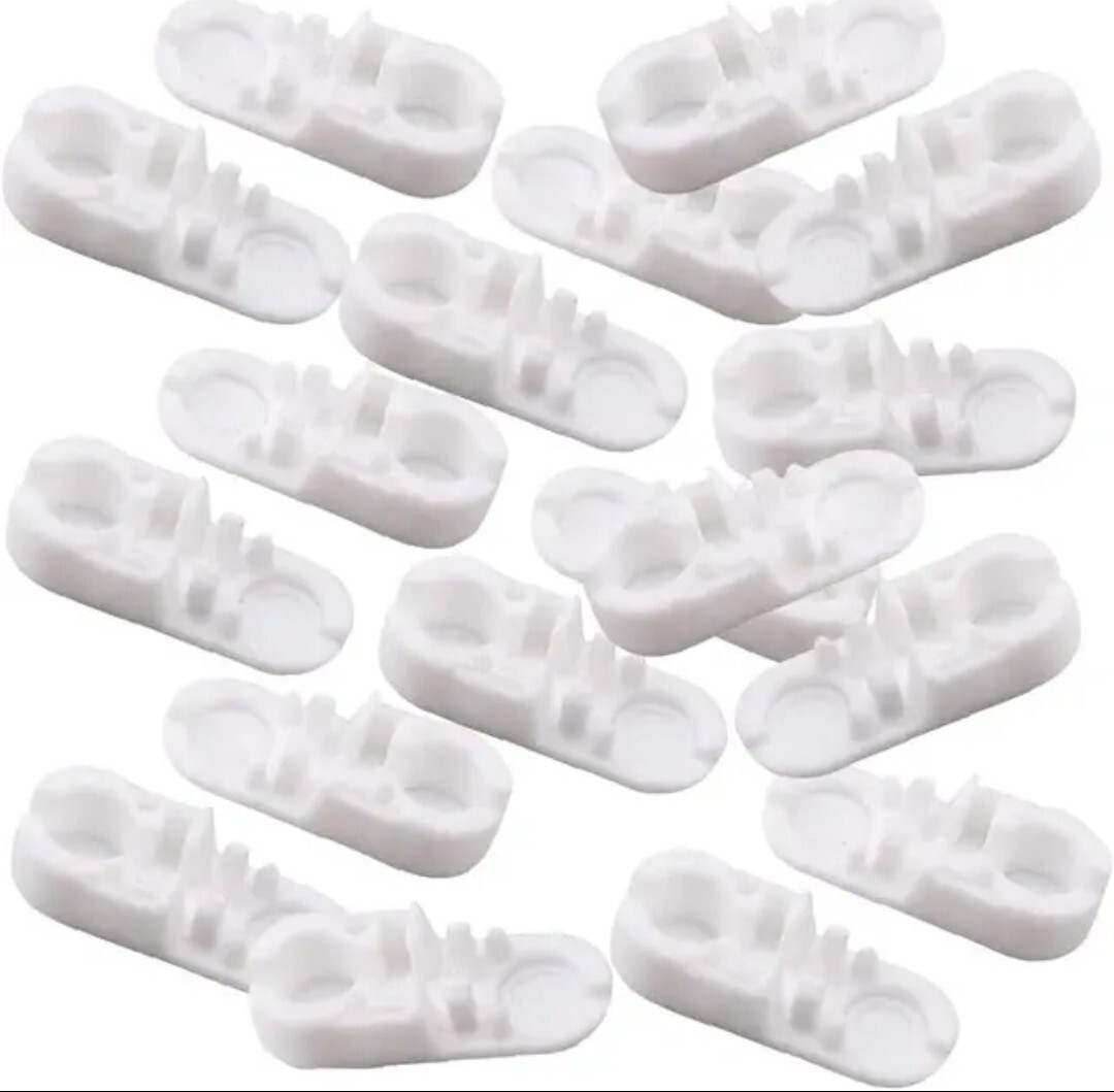 50 Pcs Pull Bead Connector Pom Plastic Chain for Beaded Roman Roller Blind Ball