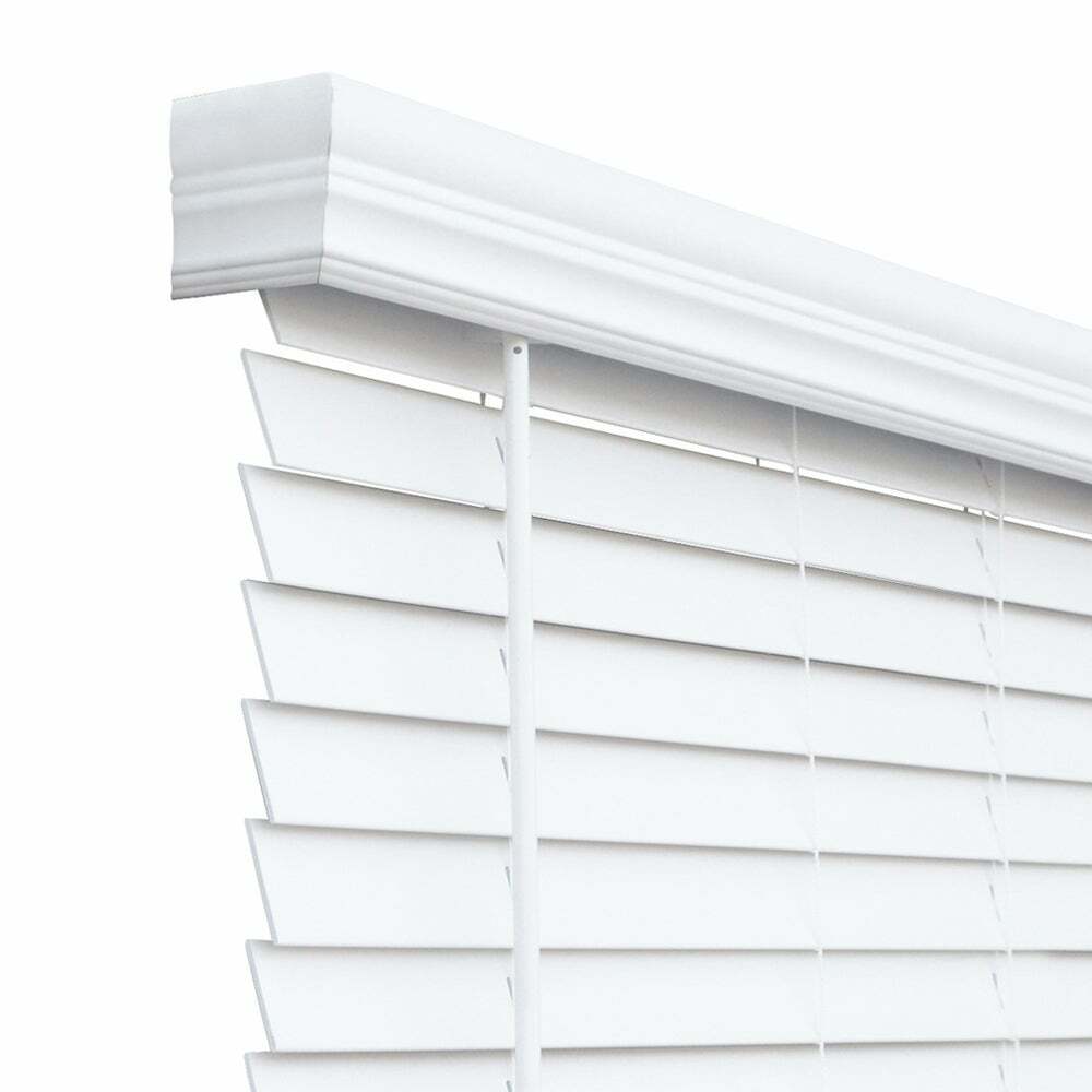 2″ Premium Faux Wood CORDED Blind – White Various Sizes