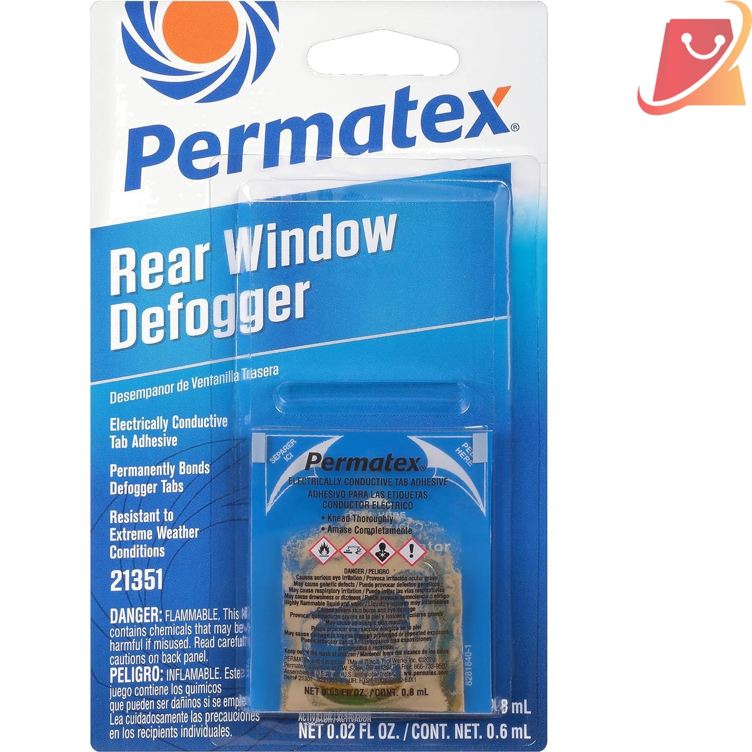 Rear Window Defogger Tab Adhesive Conductive Repair Kit for Car Use