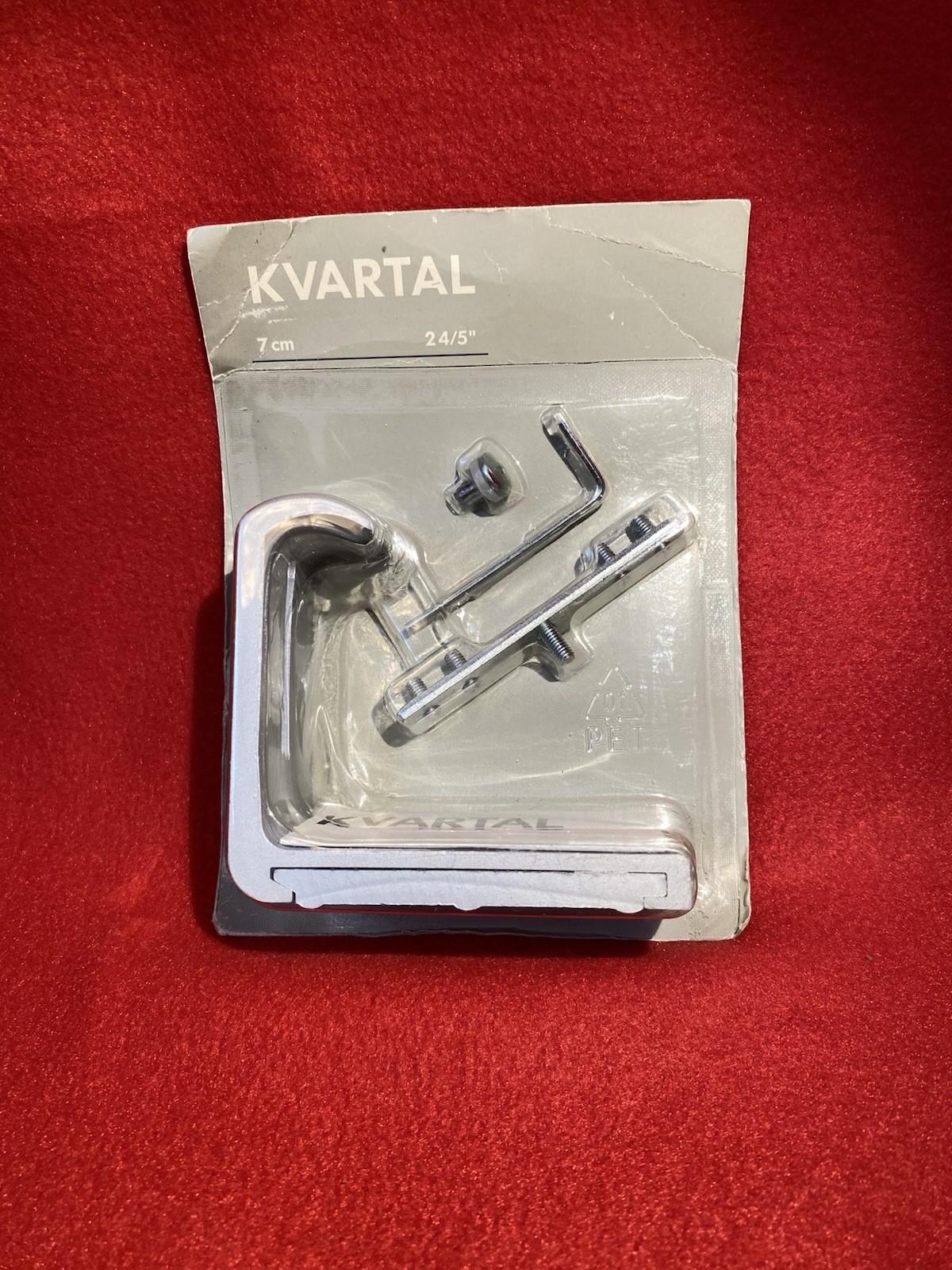 IKEA Kvartal New Curtain Rod Bracket 601.646.87 – 7cm or 2 -4/5″ NOS Brand New
