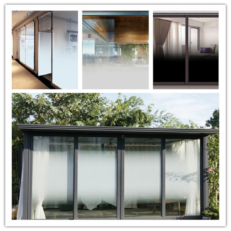 White Gradient Window Film Double Side Dots Sticker Semi-Privacy Vinyl 60inx20in