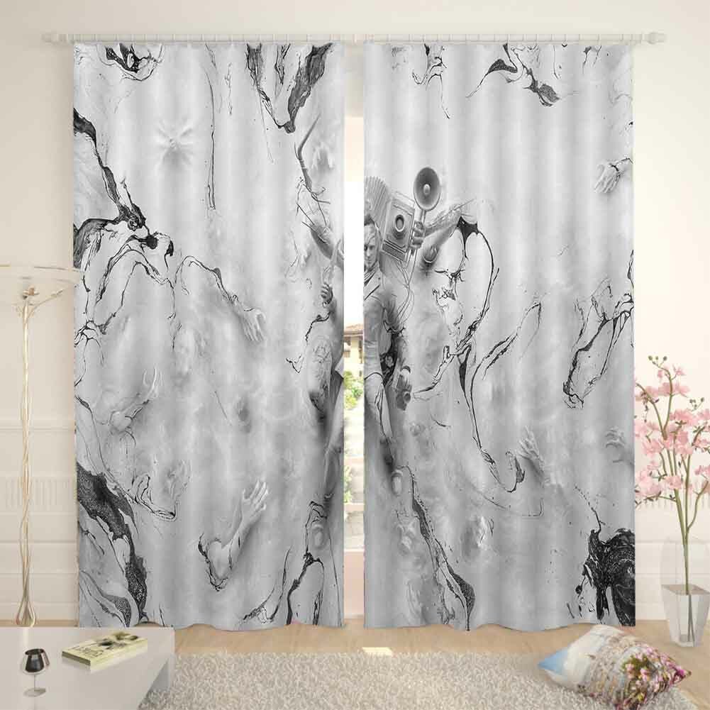 Miracle Turbulence Sky 3D Curtain Blockout Photo Printing Curtains Drape Fabric