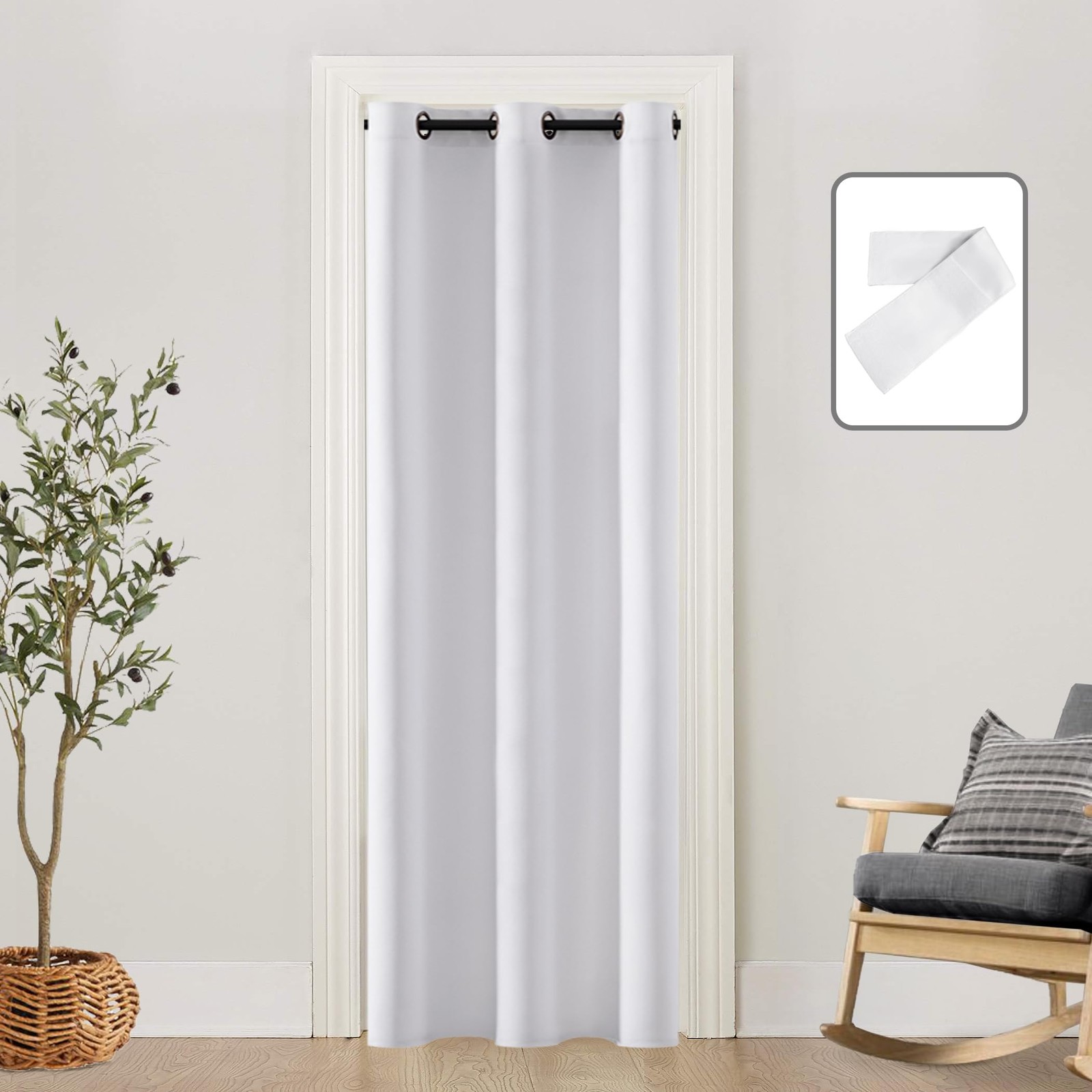 Faux Accordion Door Interior for Doorway,Privacy Curtain for Room Divider,34 …