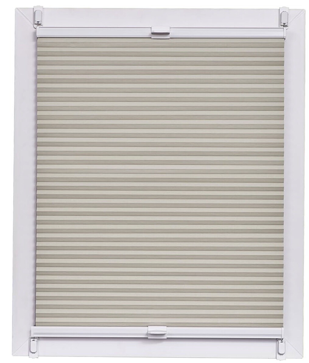 New 22-1/2″x 35-1/2″ Honey Comb Cream Cordless Lift System Shade Hardware