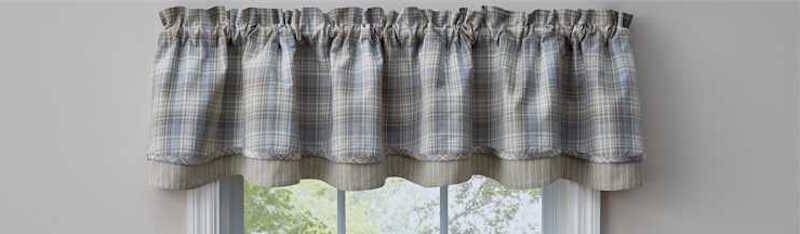 Prairie Wood Lined Layer Valance by Park Designs #303-471