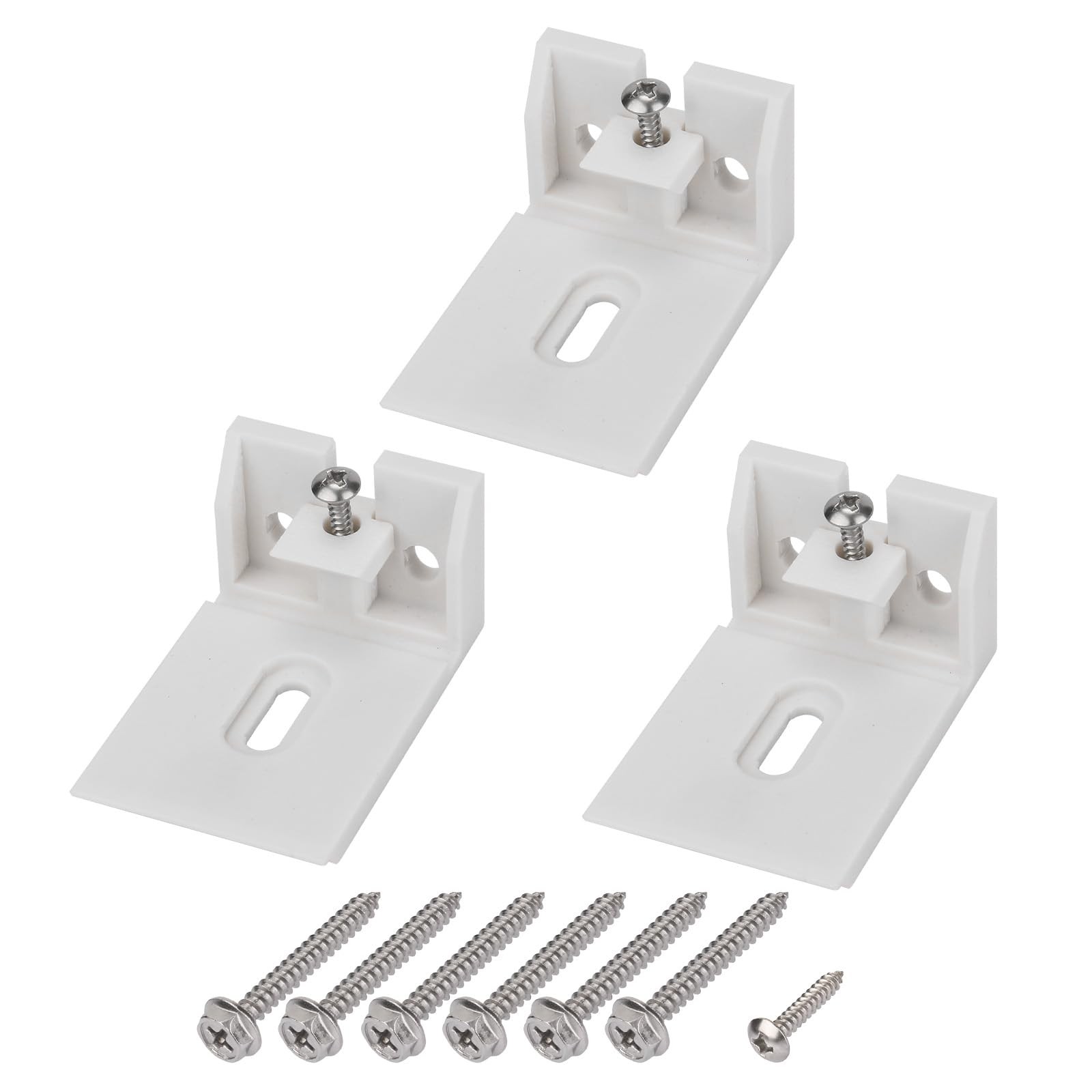 EAORBD Blinds Shade Bracket for Hunter Douglas 2 inches by 0.03 inches, White