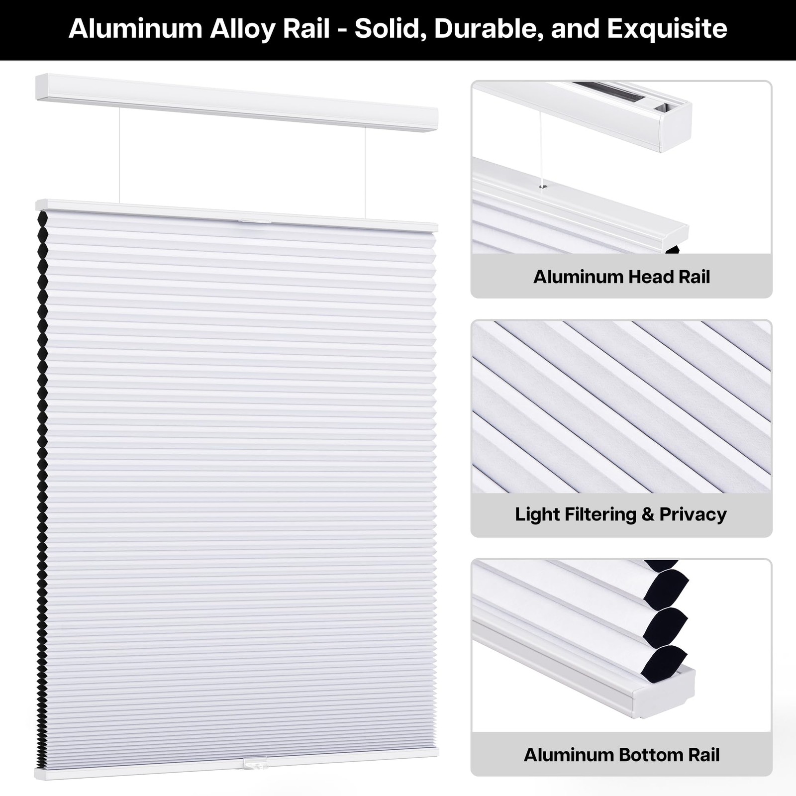 Lazblinds Top Down Bottom Up Tdbu Cordless Cellular Shades Blackout Light