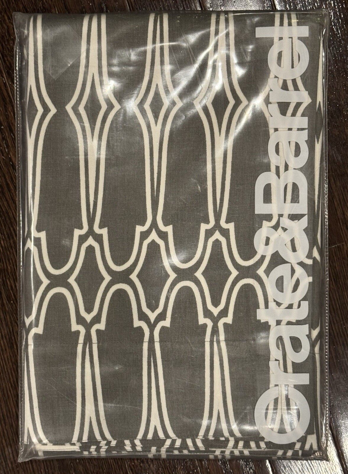 Crate & Barrel Curtain Single Panel 48×84 inch Genevieve Bennett 100% Cotton NIP