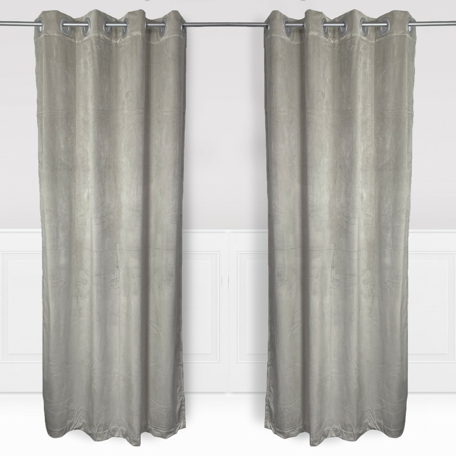 52 X 96 Inch 2 Panels Velvet Curtains with Grommets, Curtains for Room Darkening
