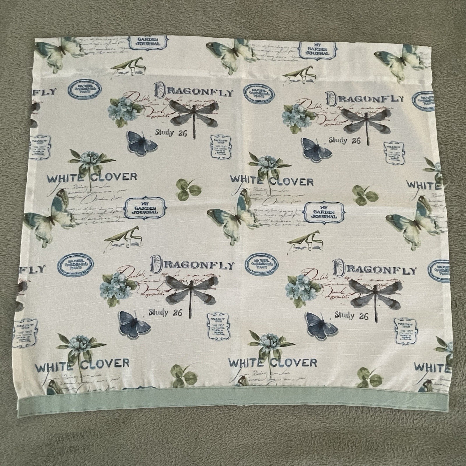 Limited Saturday Knight Dragonfly 4 pc Window Tier Pair Curtain 25 in x 28 in