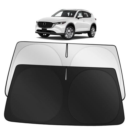 Windshield Sun Shade Custom for Mazda CX5 CX-5 Accessories 2017-2024 2025 2026