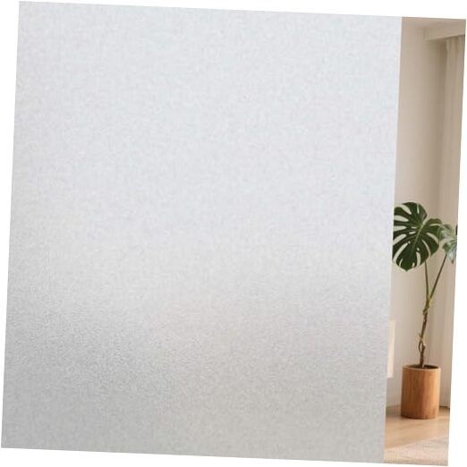 Frosted Window Film, Removable Glass Door Privacy Film, 17.5X78.7 Inch Pure