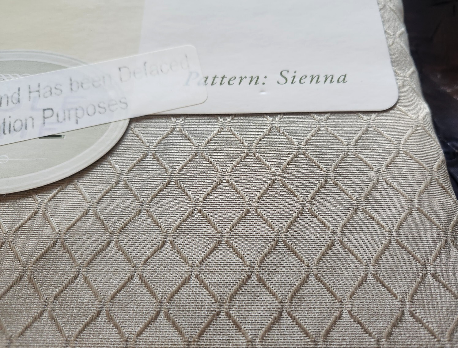 SEARS WHOLE HOME SIENNA 2 PIECE VALANCE SET 82″ X 19″ TAN NEW