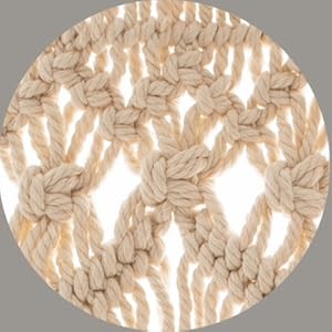 Boho Macrame Textured Cotton Valance – Kitchen Window Curtains & Wall Decor –