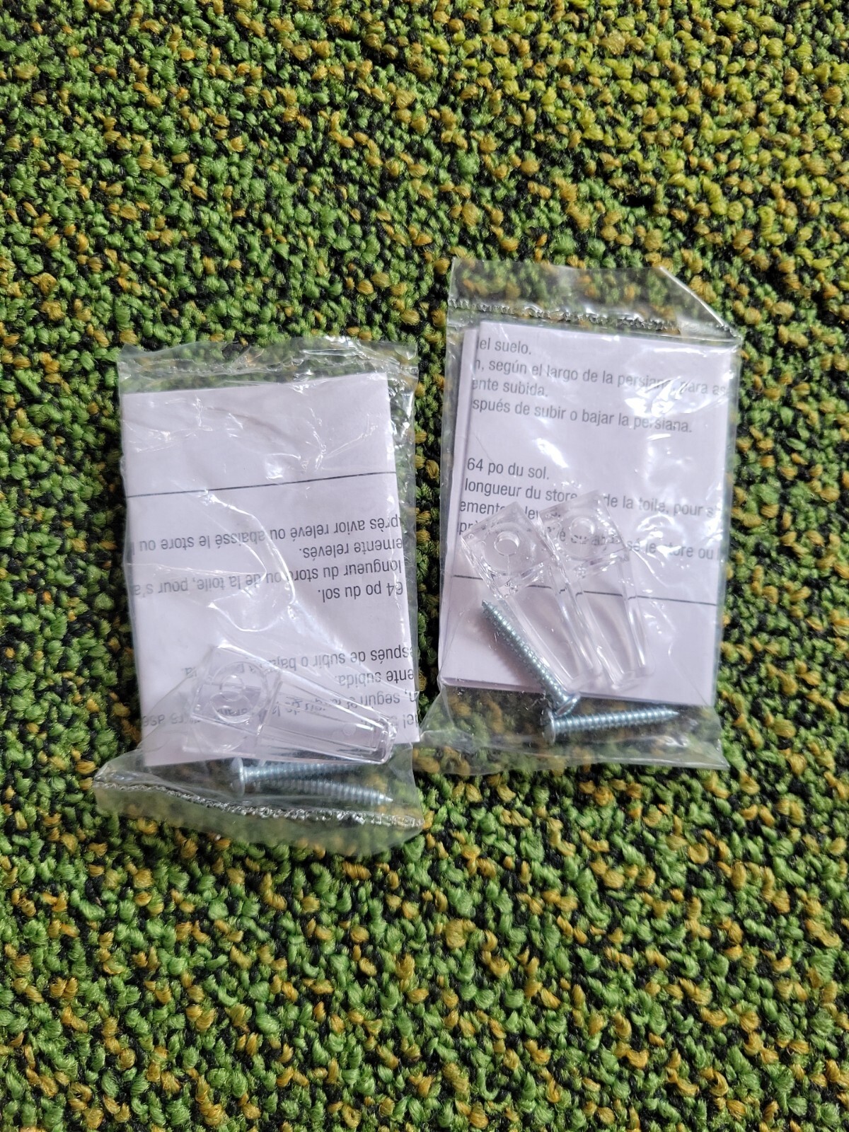 4- Clear Cord Cleats for Blinds w/ Mounting Screws – CHILD & PET SAFETY