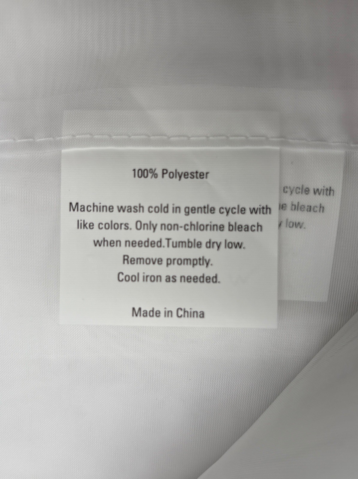 Sheer White Curtains 96” Light Filtering Rod Pocket 2 Panels New