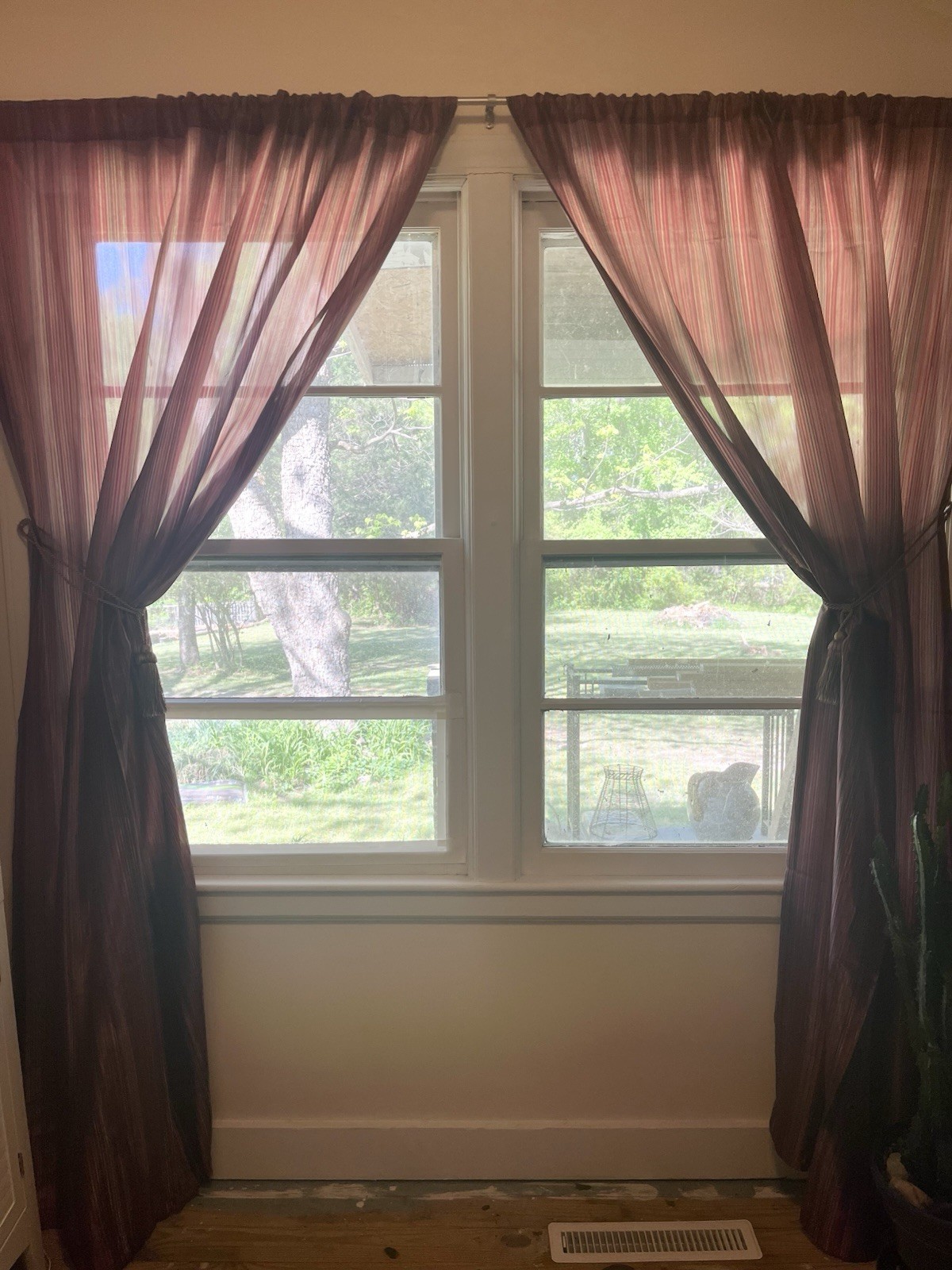 Red Gold Sparkle Better Home And Gardens Curtain Panels