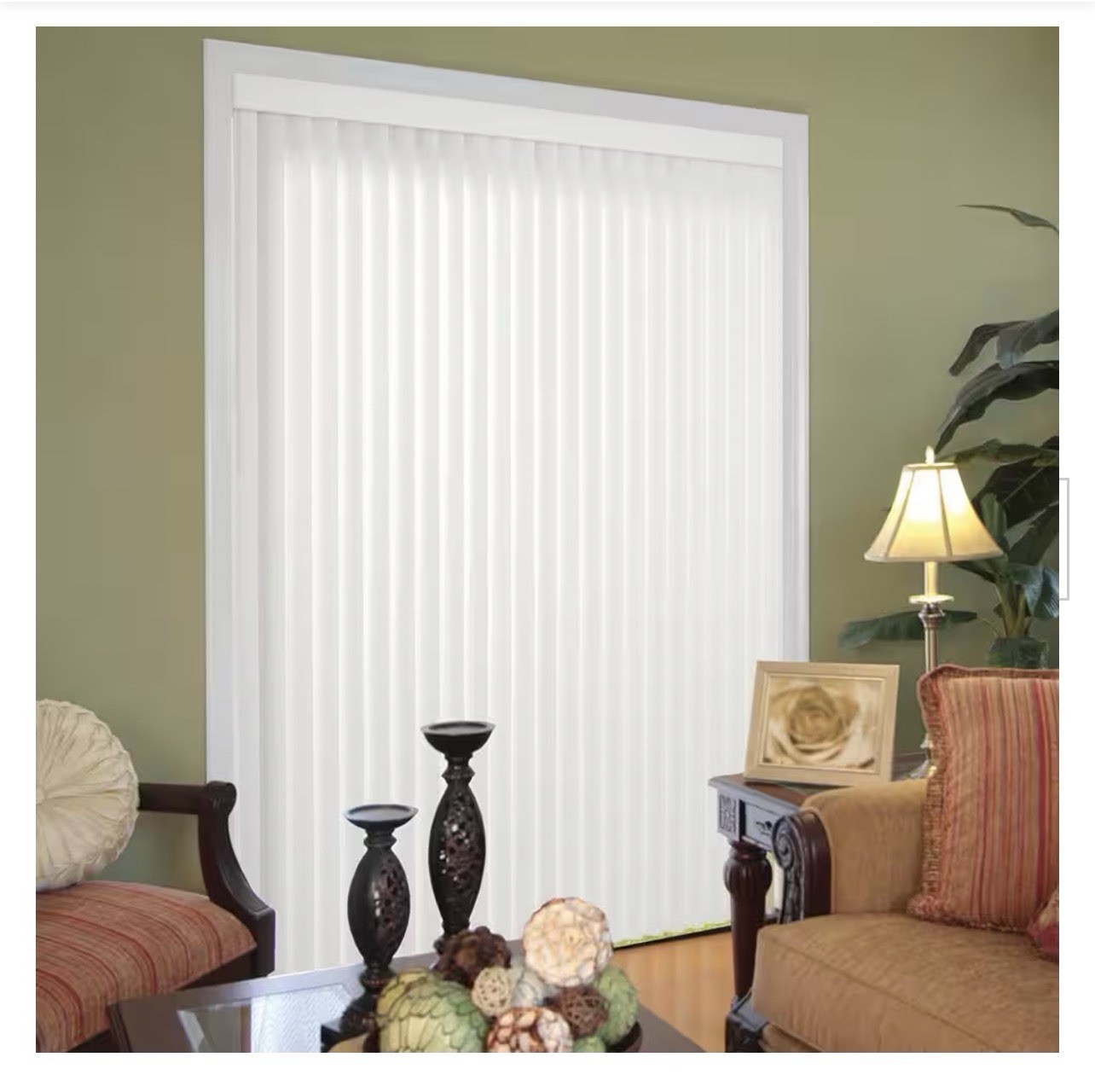 Vertical Window Cordless Blinds Sliding Shades Patio Glass Door 78 W X 84 L Home
