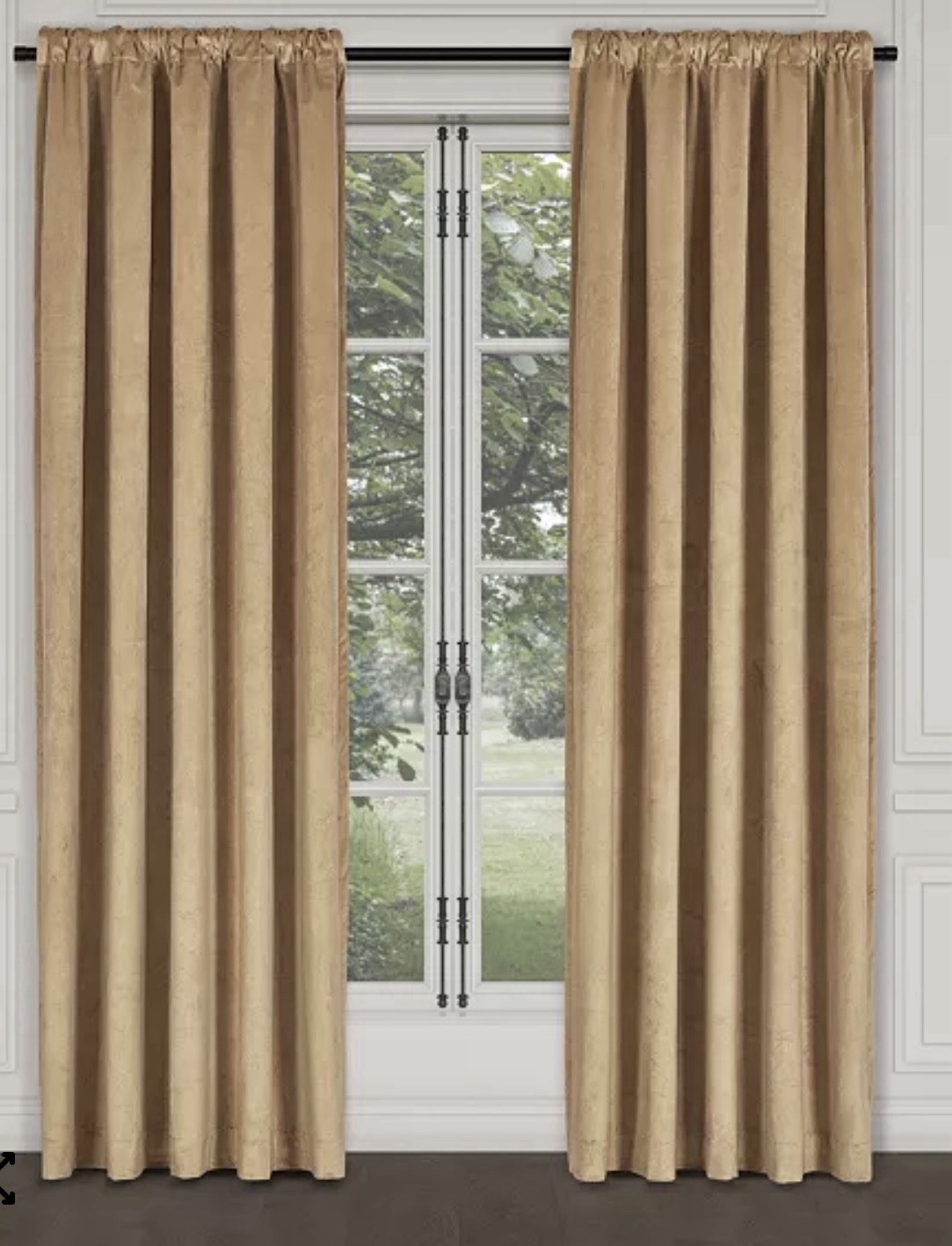 J Queen New York Townsend Window Panel, 50″ x 84