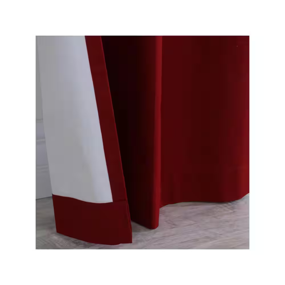 Weathermate Grommet Burgundy Cotton Smooth 80 In. W X 84 In. L Grommet Indoor Ro