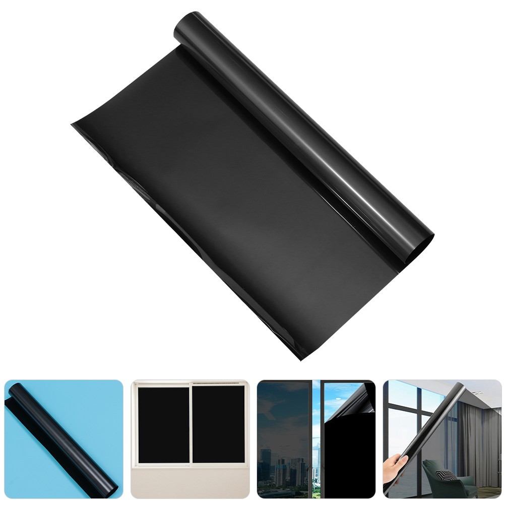 1 Roll Privacy UV Heat Blocking One Way Sun Film for Windows PET Glass