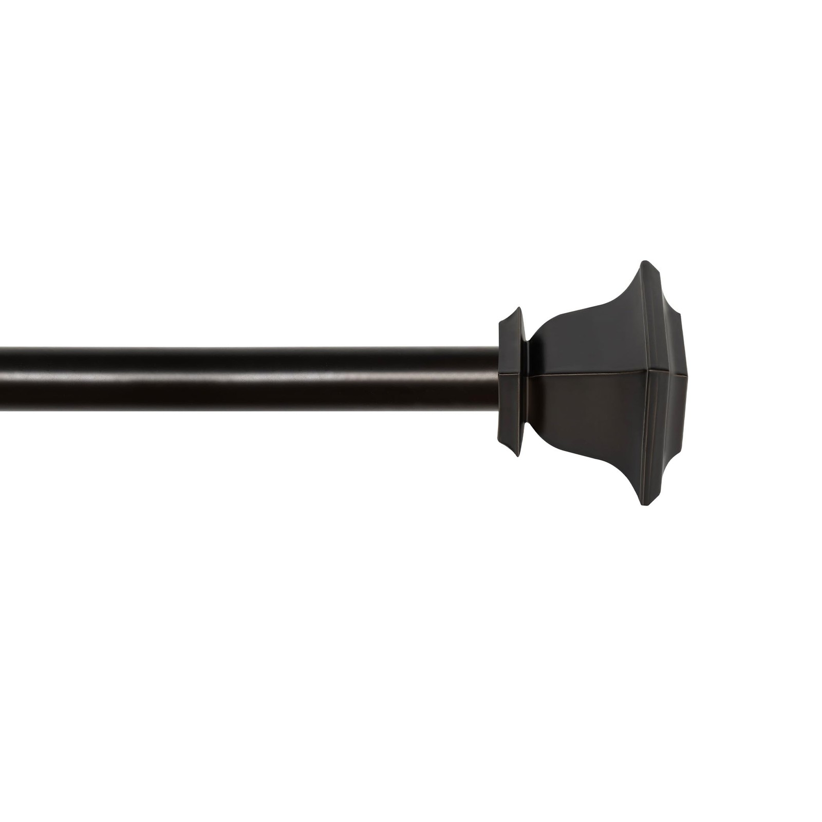 Curtain Rods for Windows 18 – 44 Inch, 1 Inch Heavy Duty Extendable Metal Dra…