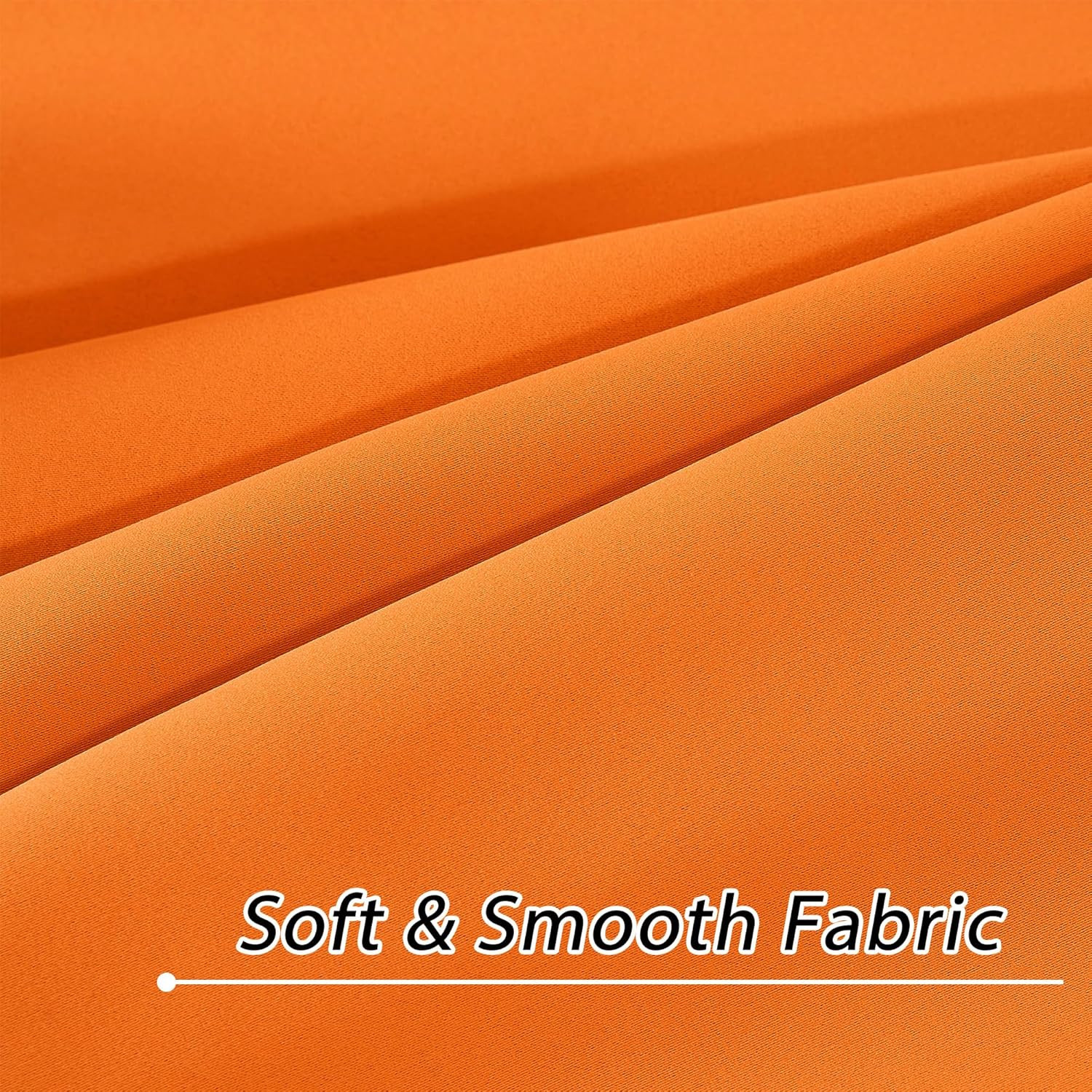Orange Tiger Blackout Curtains 2 Panels 108″ Thermal Insulated Room Darkening