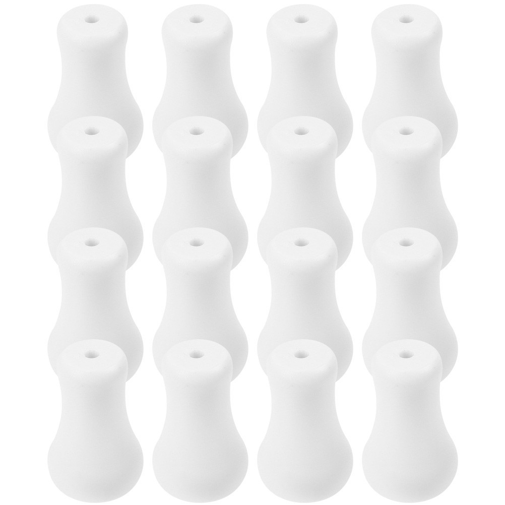 16 Pcs Window Blind Pull Cord Knobs Wood Cord Tassels Hanging Pulls For Curtain
